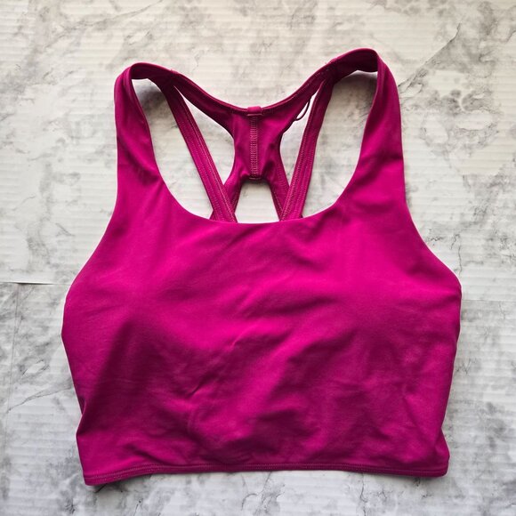 Lululemon Other - Lululemon Pink Racerback Sports Bra "Stash it Bra” Sz 6